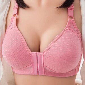 Push Up Bra Women Front Closure Wireless Lingerie Bras Vest Bralette Underwear
